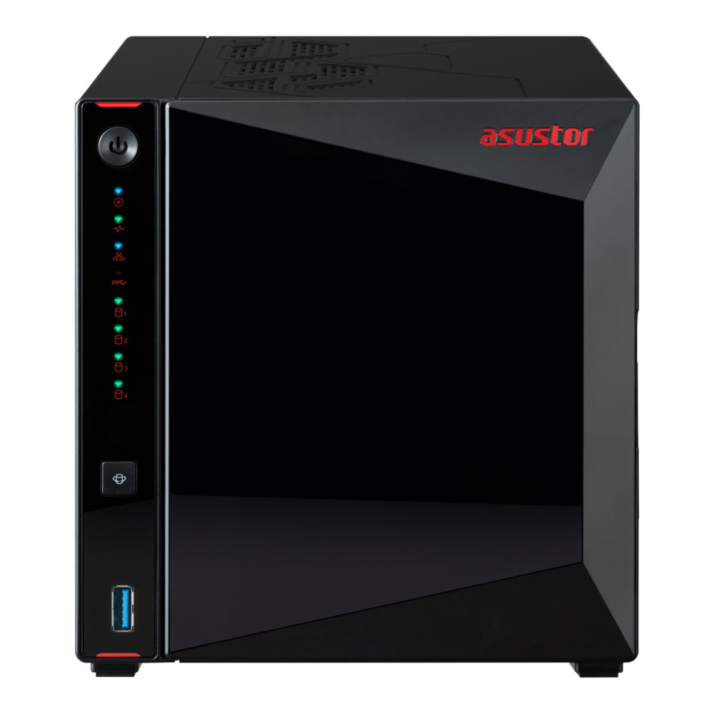 NAS (อุปกรณ์จัดเก็บข้อมูลบนเครือข่าย) ASUSTOR NIMBUSTOR 4 GEN2 AS5404T - 4 BAY
