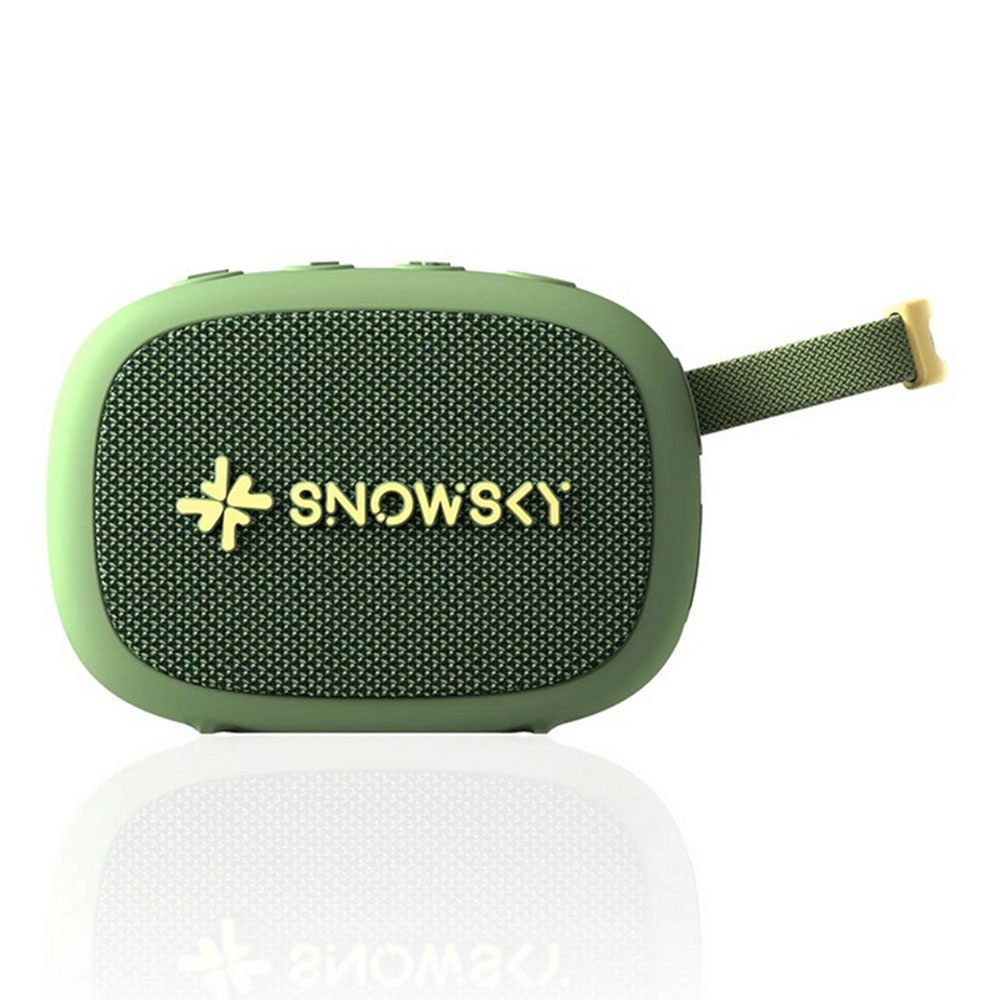 SPEAKER BLUETOOTH (ลำโพงบลูทูธ) SNOWSKY ANYWHERE IPX6 - GREEN