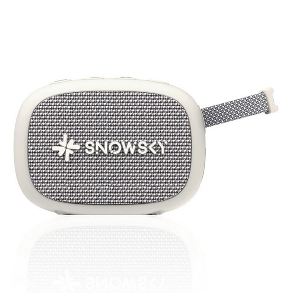 SPEAKER BLUETOOTH (ลำโพงบลูทูธ) SNOWSKY ANYWHERE IPX6 - SILVER