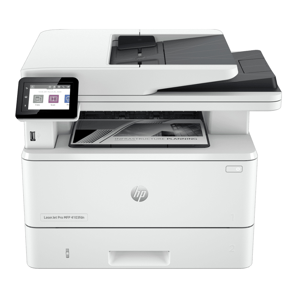 PRINTER (เครื่องพิมพ์) HP LASERJET PRO MFP 4103FDN (2Z628A) (HPI-2Z628A)