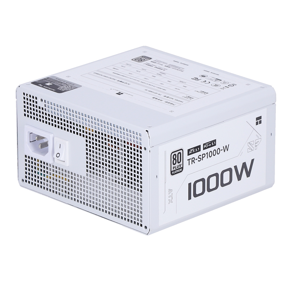 POWER SUPPLY (อุปกรณ์จ่ายไฟ) THERMALRIGHT TR-SP1000-W - 1000W 80 PLUS PLATINUM ATX WHITE