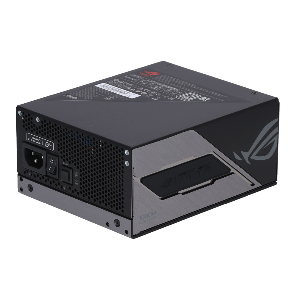 POWER SUPPLY (อุปกรณ์จ่ายไฟ) ASUS ROG THOR 1000W PLATINUM III - 1000W 80 PLUS PLATINUM CYBENETICS PLATINUM ATX GRAY