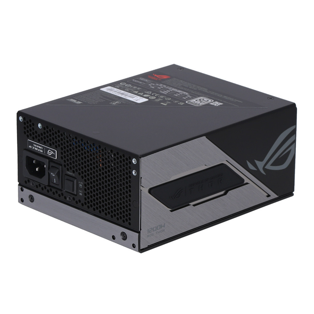 POWER SUPPLY (อุปกรณ์จ่ายไฟ) ASUS ROG THOR 1200W PLATINUM III - 1200W 80 PLUS PLATINUM CYBENETICS PLATINUM ATX GRAY