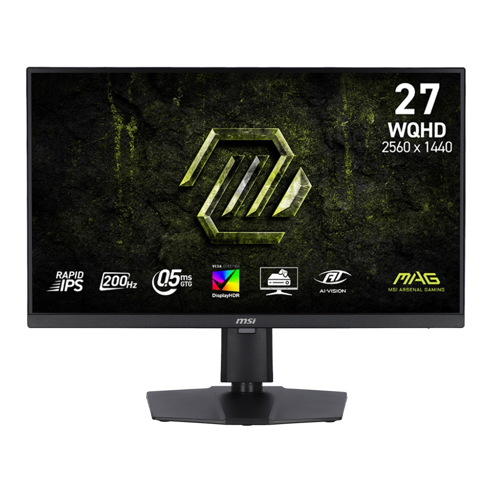 Monitor (จอมอนิเตอร์) MSI MAG 274QPF E20 - 27 Inch IPS 2K 200Hz AMD FreeSync Premium USB-C