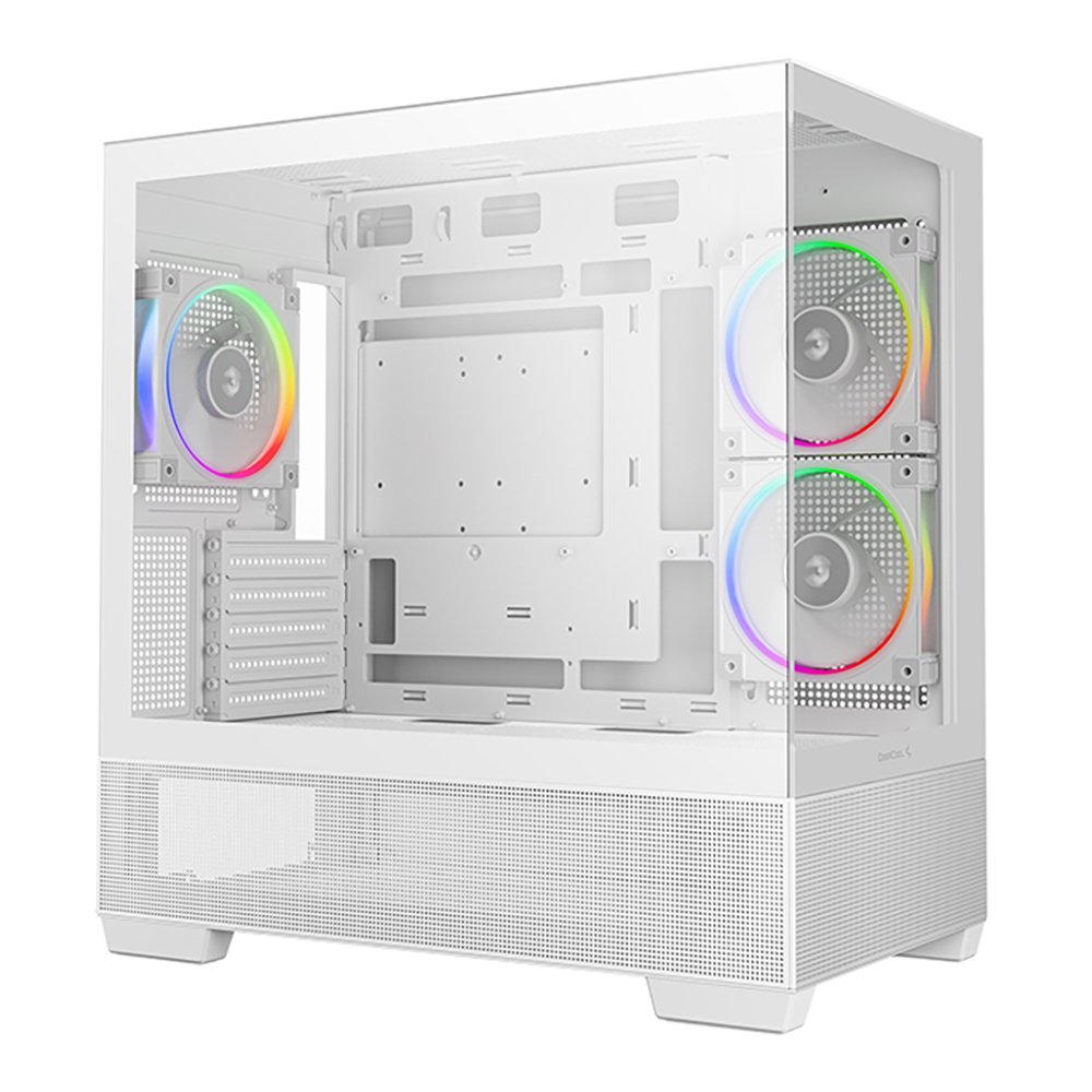 DeepCool CG380 3F WH - Micro-ATX White