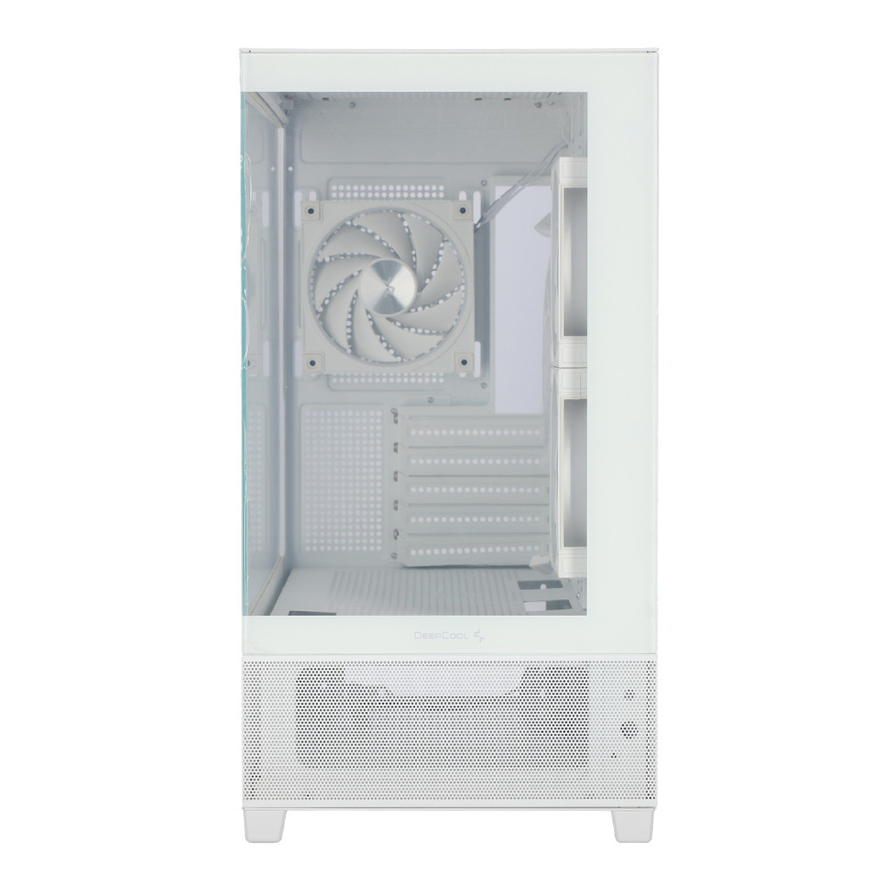 CASE (เคส) DEEPCOOL CG380 3F WH - MICRO-ATX WHITE