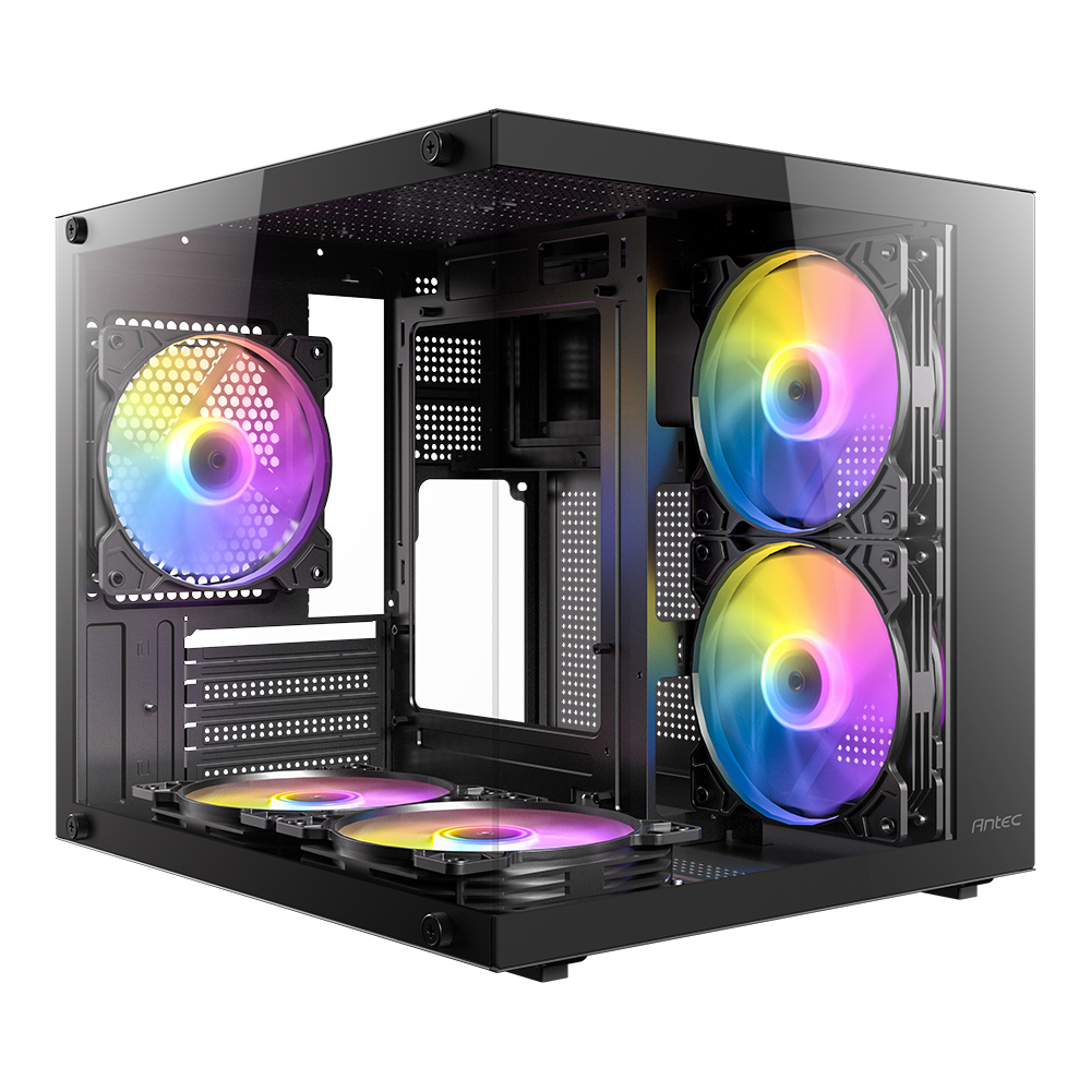 CASE (เคส) ANTEC VCX20M RGB ELITE - MICRO-ATX BLACK