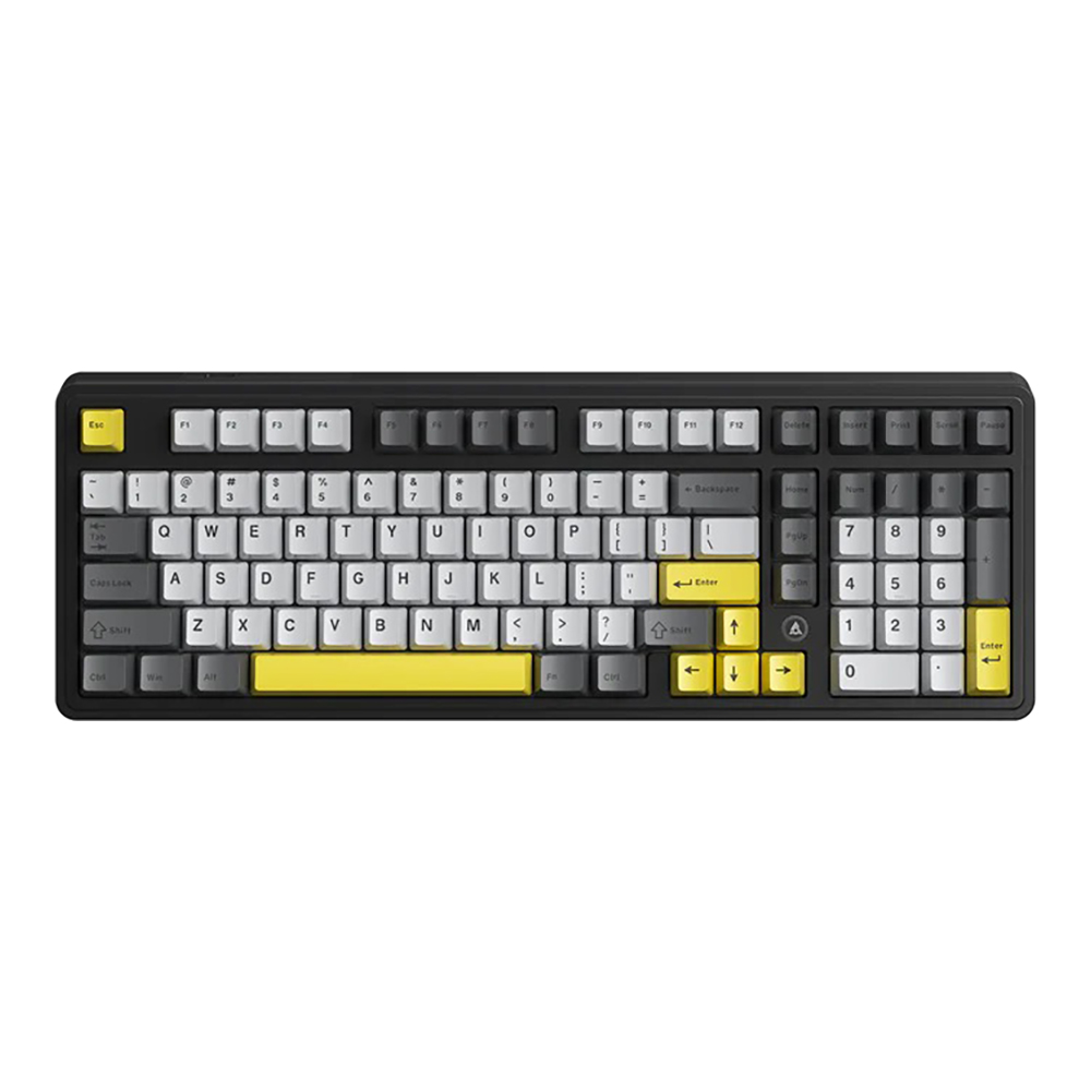 KEYBOARD (คีย์บอร์ด) AJAZZ AK980 MAX HE - MAGNETIC GRAIN SWITCH RGB EN/TH BLACK-GREY-YELLOW