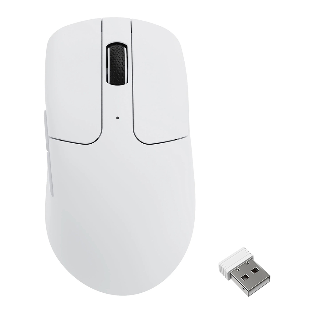 WIRELESS MOUSE (เมาส์ไร้สาย) KEYCHRON M2 8K - WHITE M2-A24