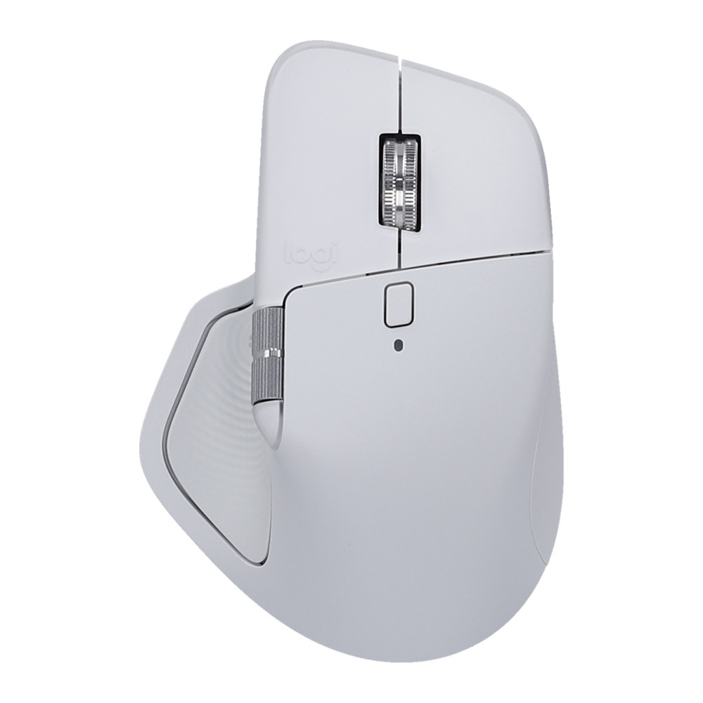 WIRELESS MOUSE (เมาส์ไร้สาย) LOGITECH MX MASTER 4 FOR MAC - WHITE SILVER