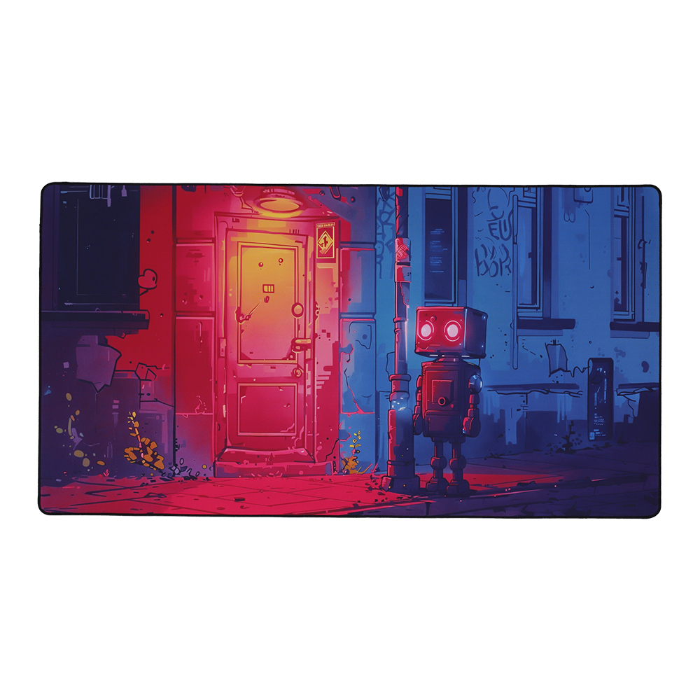 MOUSE PAD (เมาส์แพด) JIB LONELY ROBOT-XXL - 1000 x 550 x 3 MM