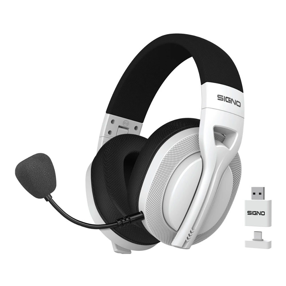 WIRELESS HEADSET (หูฟังไร้สาย) SIGNO ASTRON WP-602W - WHITE
