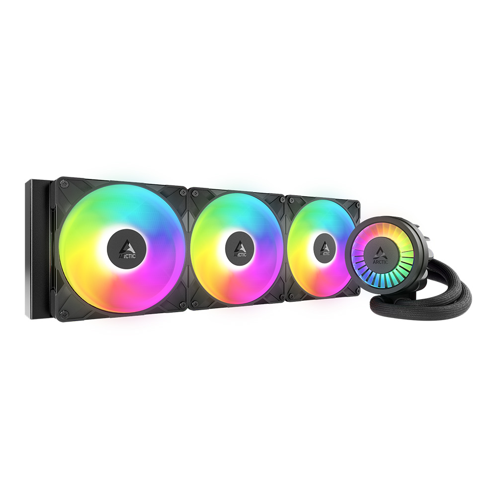 CPU LIQUID COOLER (ระบบระบายความร้อนด้วยน้ำ) ARCTIC LIQUID FREEZER III PRO 420 A-RGB - BLACK ACFRE00185A