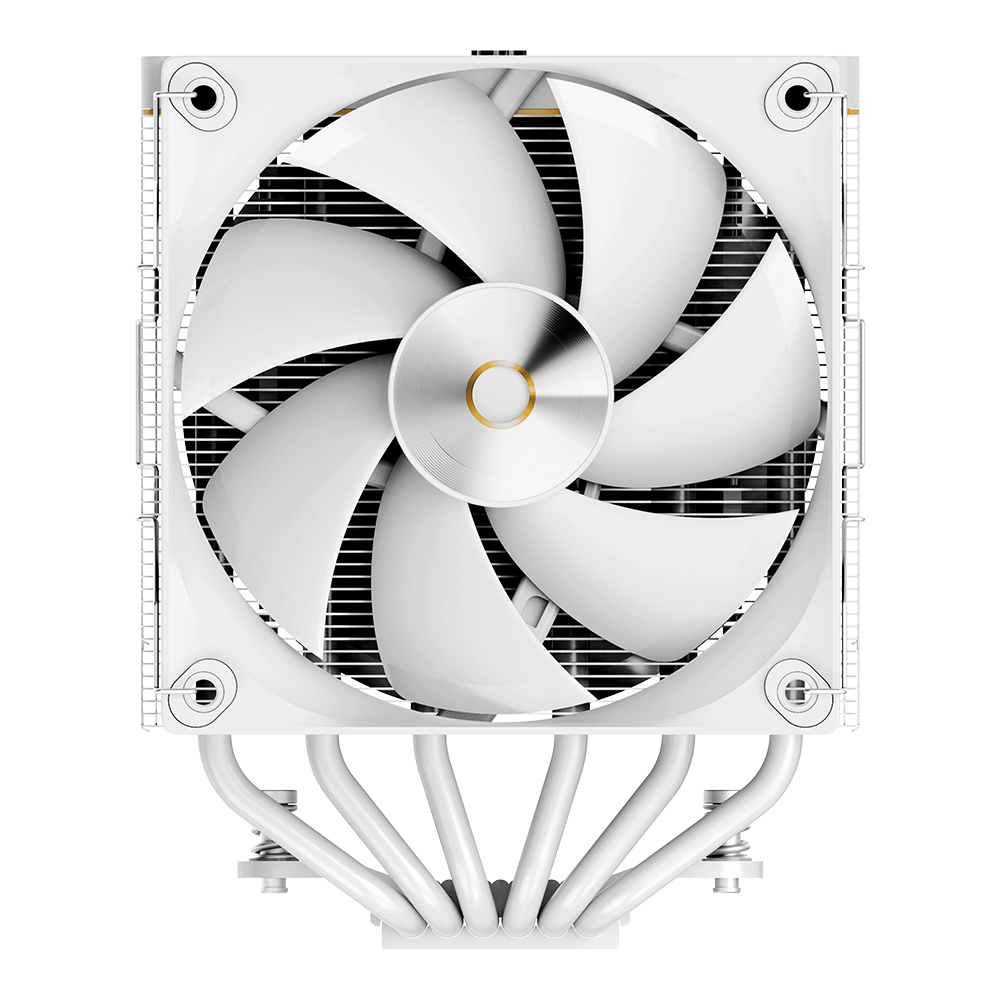 CPU AIR COOLER (พัดลมซีพียู) OCYPUS IOTA A62 - WHITE