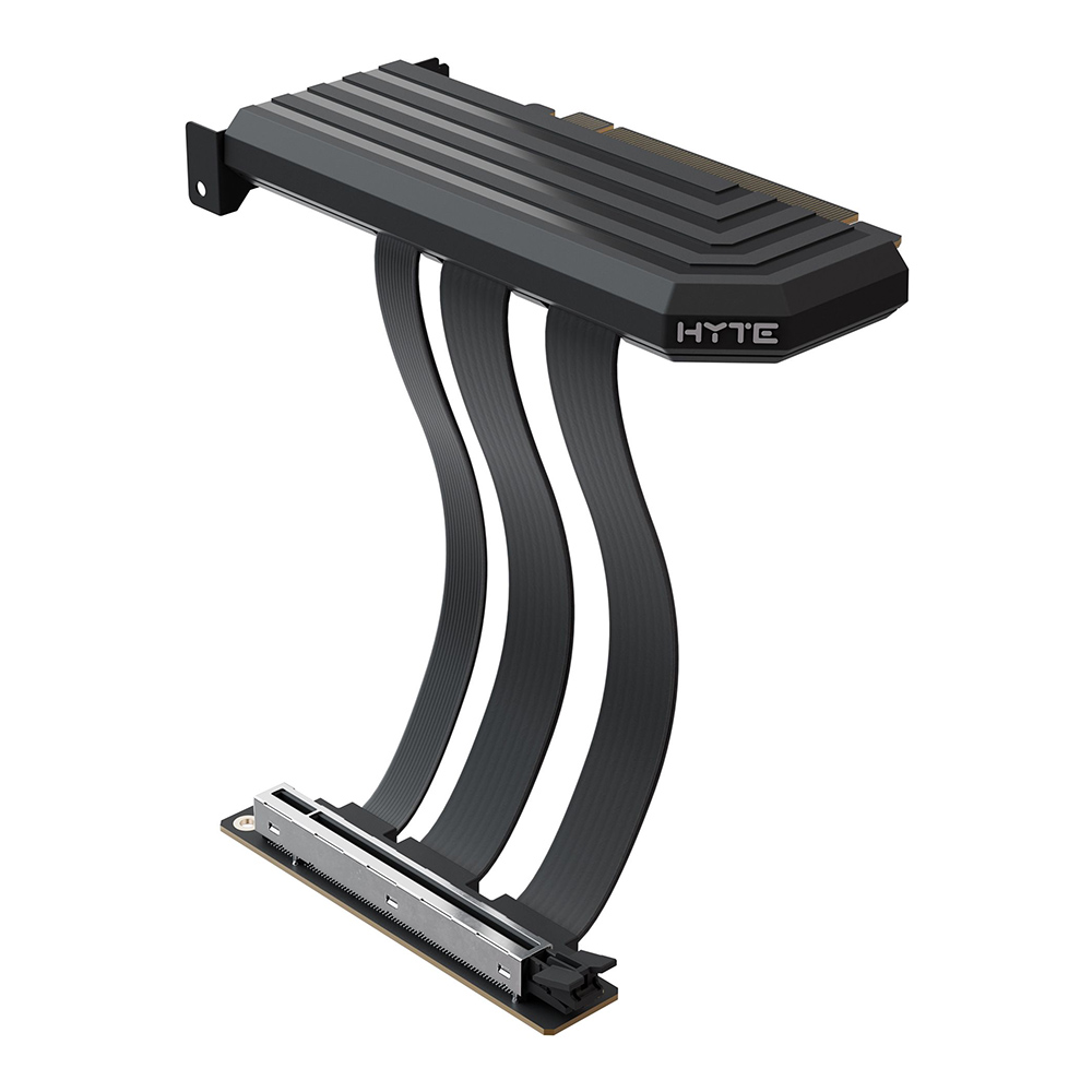 PCIe RISER CABLE (สายพีซีไอเอกซ์เพรส) HYTE PCIE 5.0 HYPER RISER - PITCH BLACK
