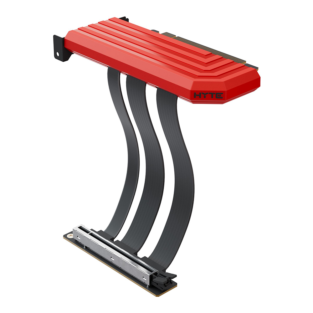 PCIe RISER CABLE (สายพีซีไอเอกซ์เพรส) HYTE PCIE 5.0 HYPER RISER - BLACK CHERRY