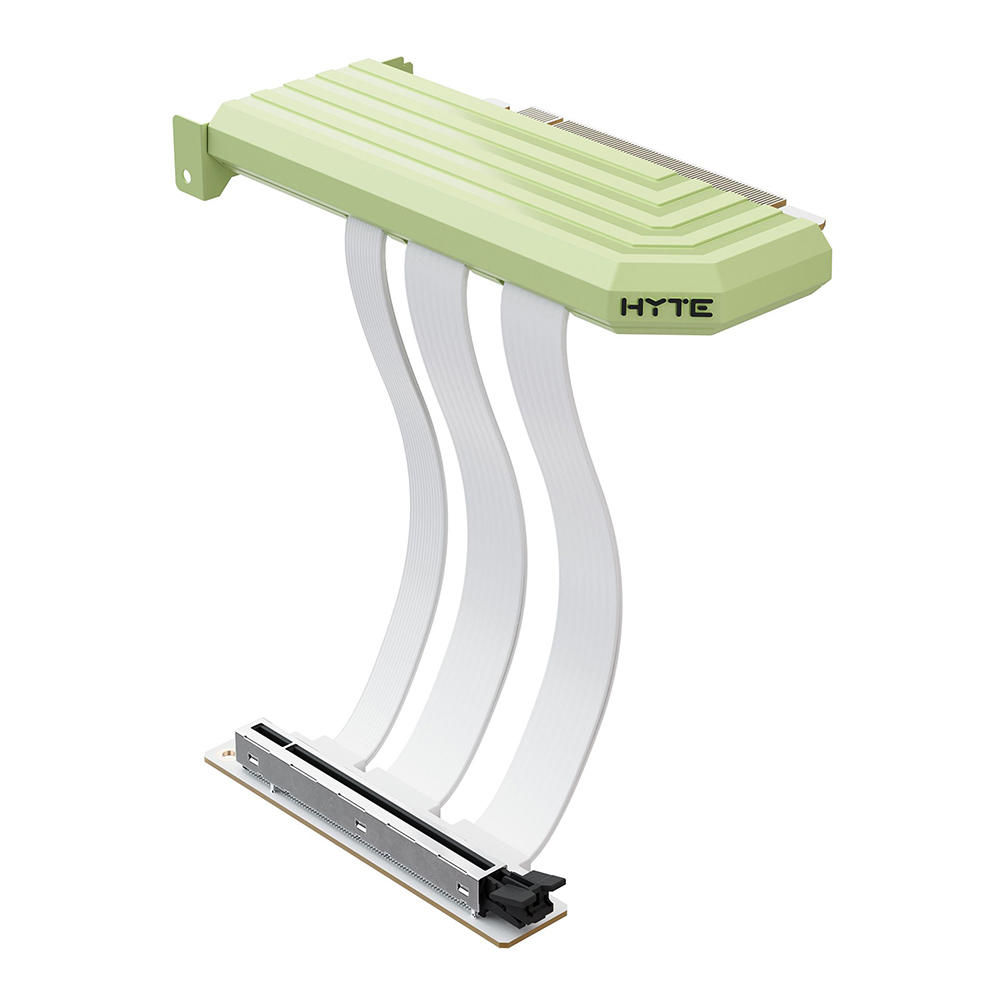 PCIe RISER CABLE (สายพีซีไอเอกซ์เพรส) HYTE PCIE 5.0 HYPER RISER - MATCHA MILK