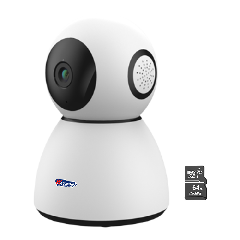 IP-CAMERA (ไอพีคาเมร่า) WATASHI WIOT1058-A5 - SMART WI-FI CAMERA + MICRO SD CARD 64GB
