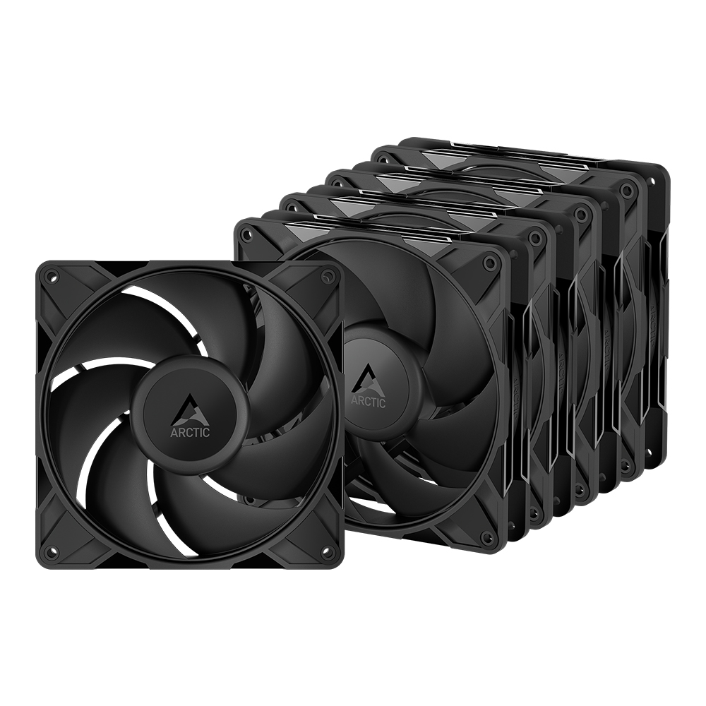 CASE FAN (พัดลมเคส) ARCTIC P14 PRO PST - 140MM PWM PACK 5 BLACK