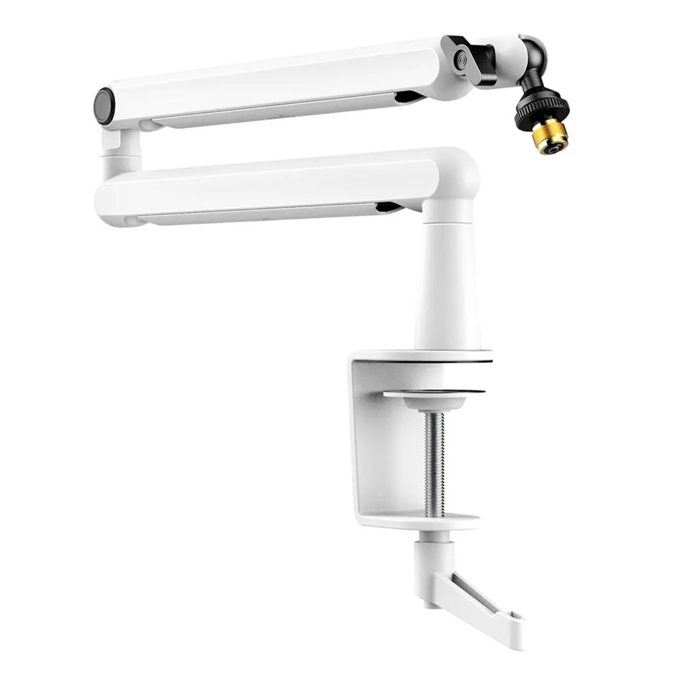 MICROPHONE ARM (ขาตั้งไมโครโฟน) FIFINE BM88 LOW PROFILE - WHITE