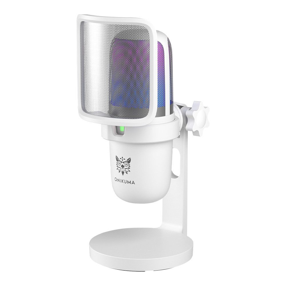 MICROPHONE (ไมโครโฟน) ONIKUMA HOKO M730 RGB - WHITE