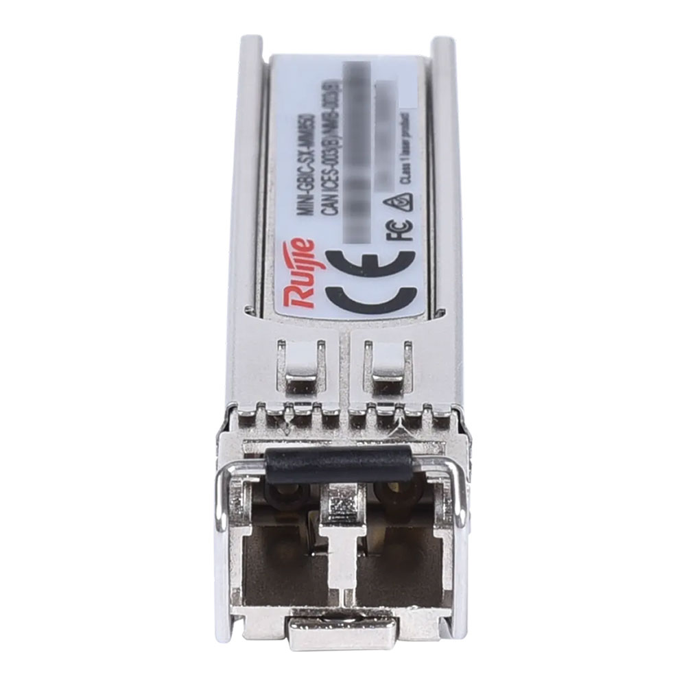 SFP MODULE (โมดูลเอสเอฟพี) RUIJIE 1000BASE-SX SFP 850-NM 550-M DDM DUPLEX LC MMF OPTICAL TRANSCEIVER - MINI-GBIC-SX-MM850