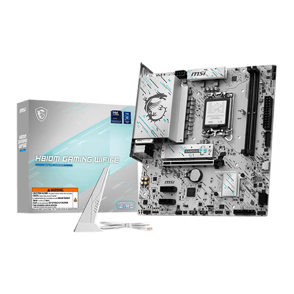 MAINBOARD (เมนบอร์ด) MSI H810M GAMING WIFI6E - INTEL SOCKET 1851 DDR5 MICRO-ATX