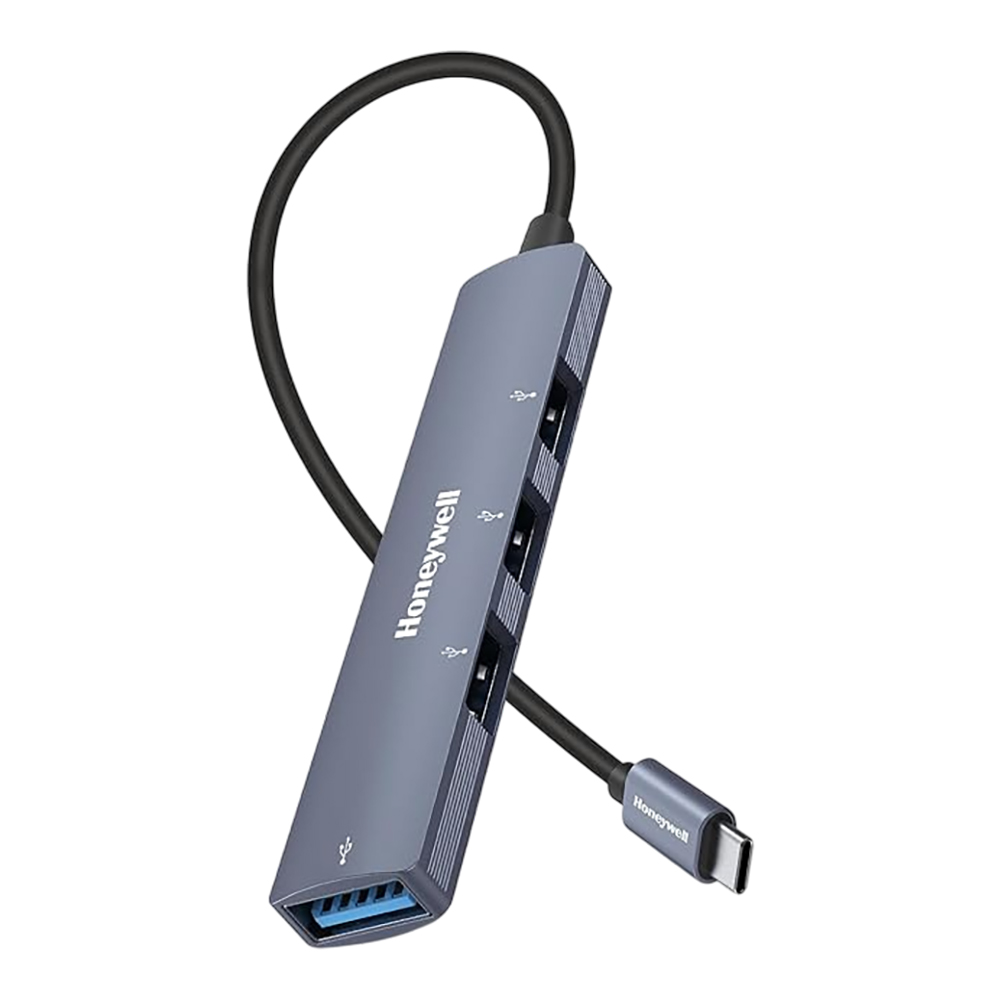 USB-C HUB (ยูเอสบีซีฮับ) HONEYWELL MOMENTUM TYPE-C TO 4-PORT USB HUB - HC000016/LAP/PH/4U