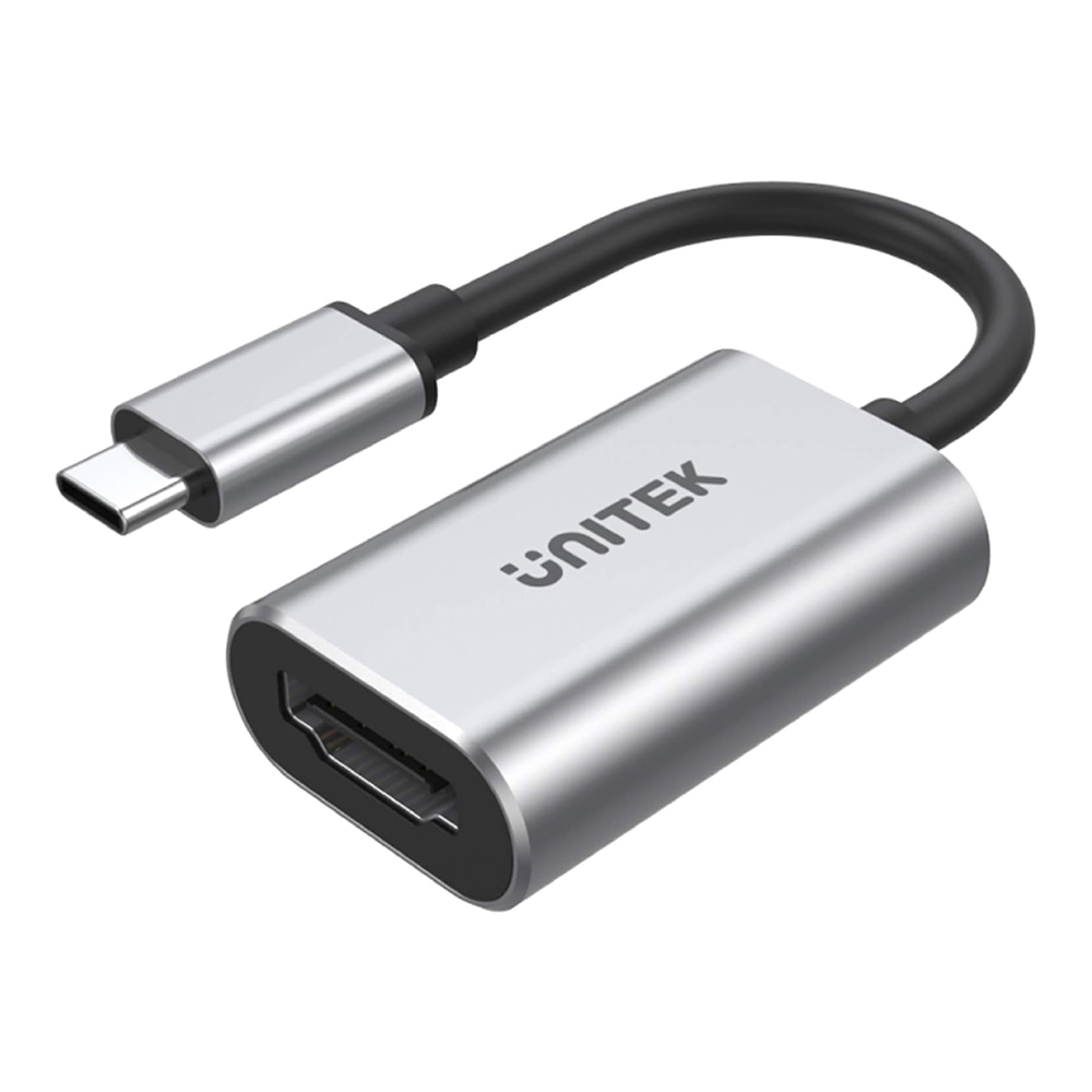 VIDEO ADAPTER (ตัวแปลงสัญญาณภาพ) UNITEK Y-6316 - 4K 60Hz USB-C TO HDMI FEMALE