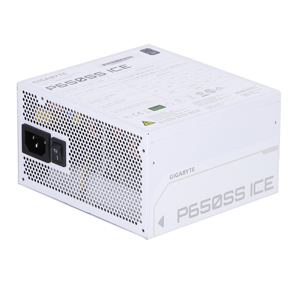 Gigabyte GP-P650SS Ice - 650W 80 PLUS Silver White