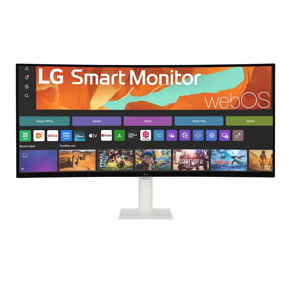 Monitor (จอมอนิเตอร์) LG Smart Monitor 34U601SA-W - 34 Inch VA 2K 100Hz