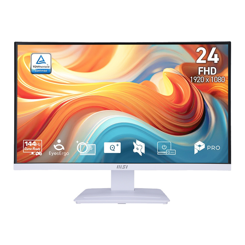 Monitor (จอมอนิเตอร์) MSI Pro MP241W E14V - 23.8 Inch VA FHD 144Hz Adaptive Sync