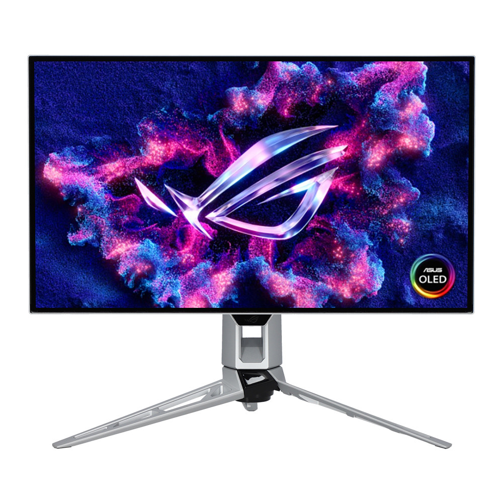 Monitor (จอมอนิเตอร์) Asus ROG Swift OLED PG27AQWP-W - 26.5 Inch OLED 2K 540Hz HD 720Hz Dual Mode AMD FreeSync Premium Pro G-Sync Compatible