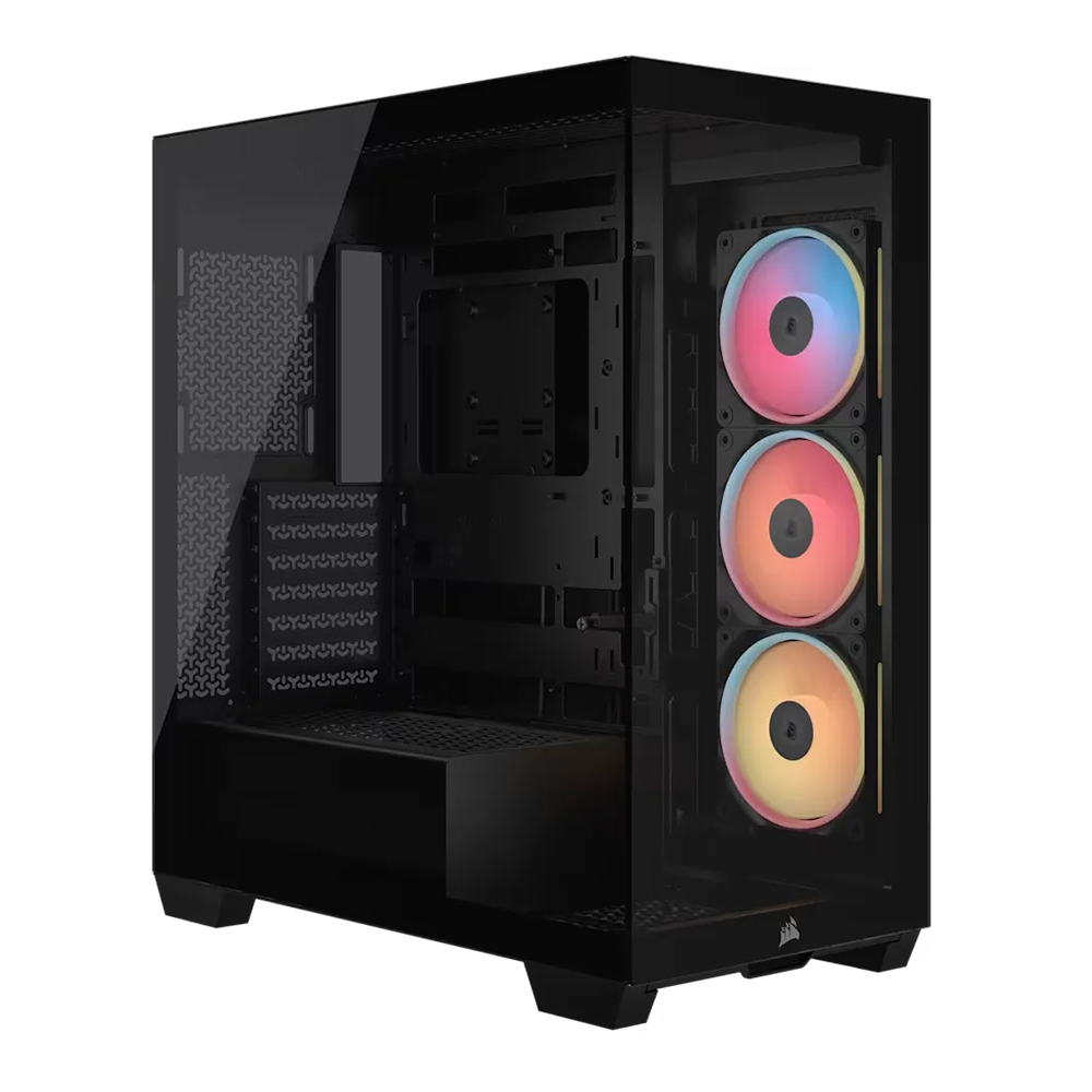 CASE (เคส) CORSAIR 3500X LX-R RGB ICUE LINK - E-ATX BLACK CC-9011324-WW