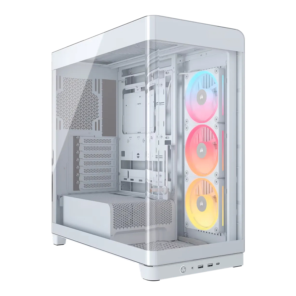 CASE (เคส) CORSAIR FRAME 4500X LX-R RGB ICUE LINK - E-ATX WHITE CC-9011317-WW