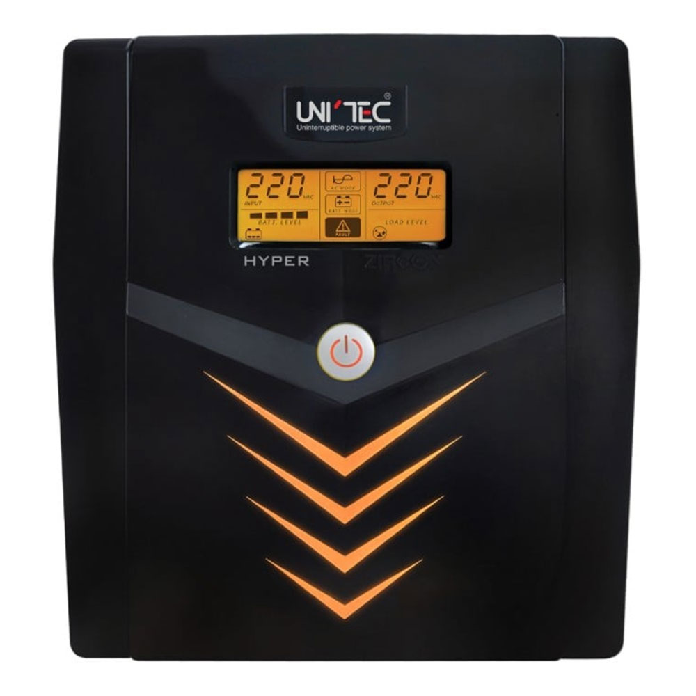 UPS (เครื่องสำรองไฟฟ้า) UNITEC HYPER 1200 - 1200VA 840W LINE INTERACTIVE WITH STABILIZER