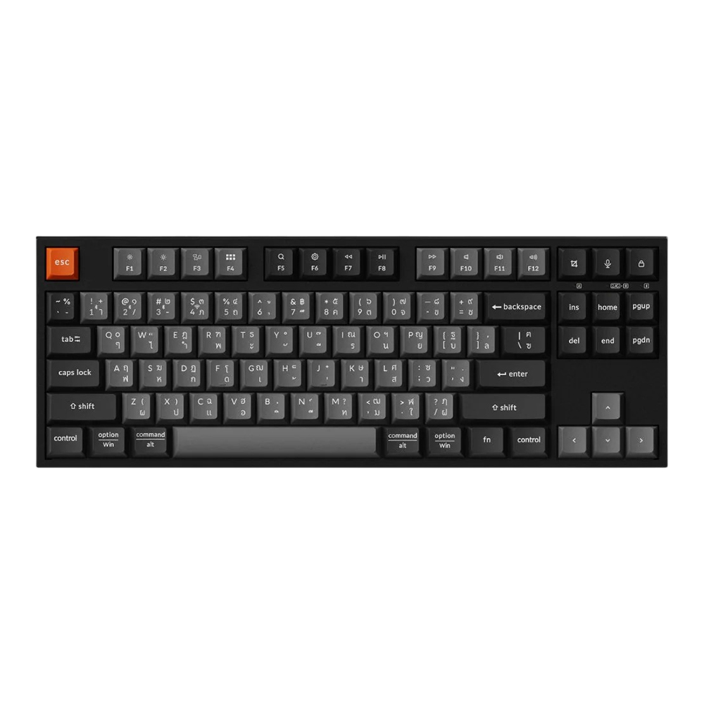 WIRELESS KEYBOARD (คีย์บอร์ดไร้สาย) KEYCHRON B33 - SCISSOR SWITCH NON-BACKLIT EN/TH CLASSIC BLACK B33-K15-TH