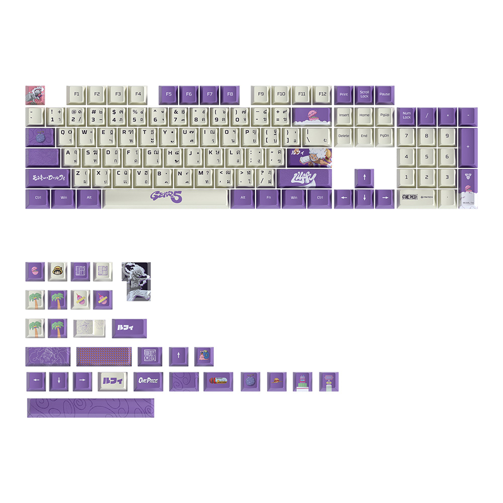 KEYCAP (คีย์แคป) FANTECH ACK03 - GEAR5 EGGHEAD EDITION