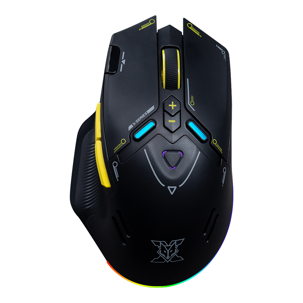 WIRELESS MOUSE (เมาส์ไร้สาย) NUBWO X210 VORTEX - BLACK
