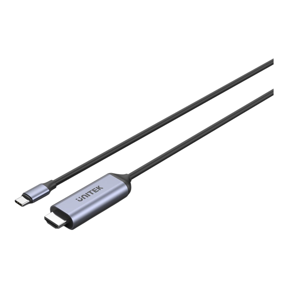 MONITOR CABLE (สายจอมอนิเตอร์) UNITEK V1423BGY01 - USB-C TO HDMI 8K CABLE 1.8M