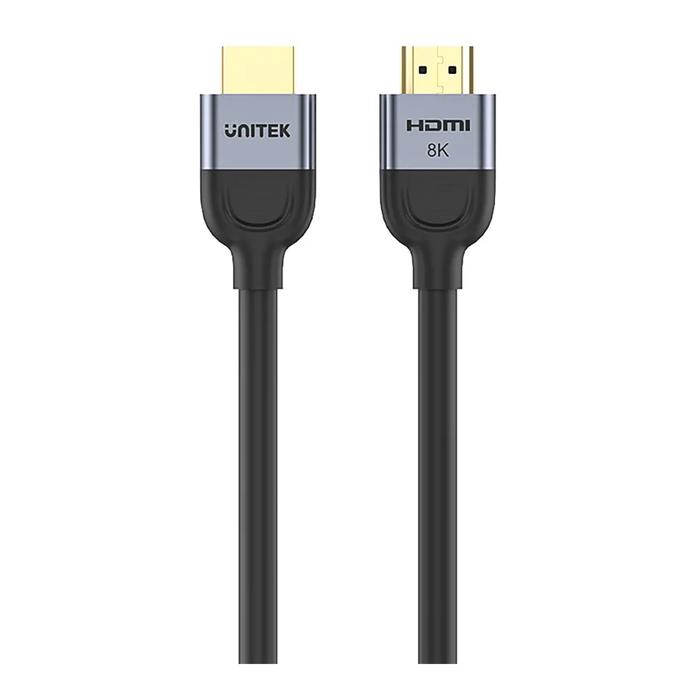 MONITOR CABLE (สายจอมอนิเตอร์) UNITEK C11086GY01-2M - GAMING 8K 60Hz HDMI 2.1 CABLE 2M