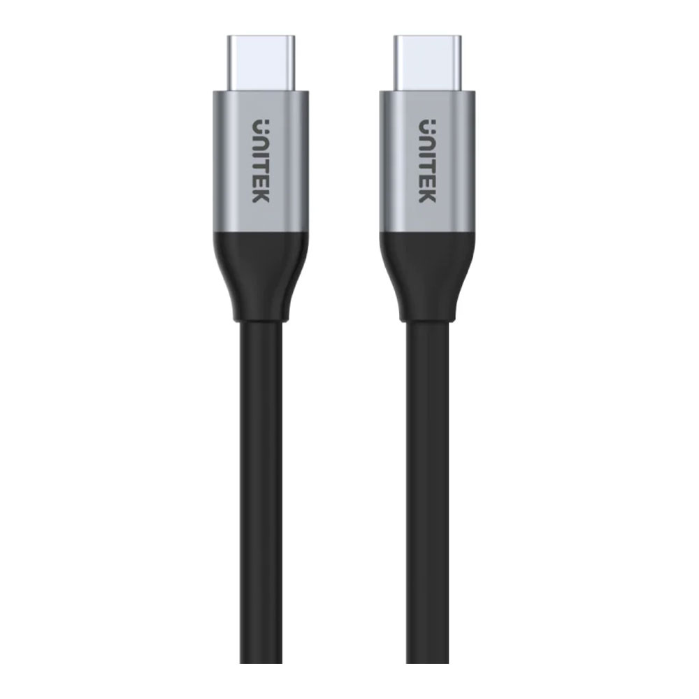 CHARGER CABLE (สายชาร์จ) UNITEK C14082ABK - USB-C TO USB-C 100W PD 1M