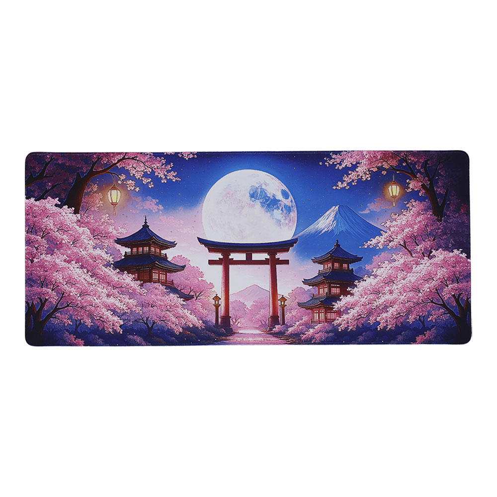 MOUSE PAD (เมาส์แพด) HANA MOONLIGHT SAKURA - SIZE XL 900 x 400 x 3 MM