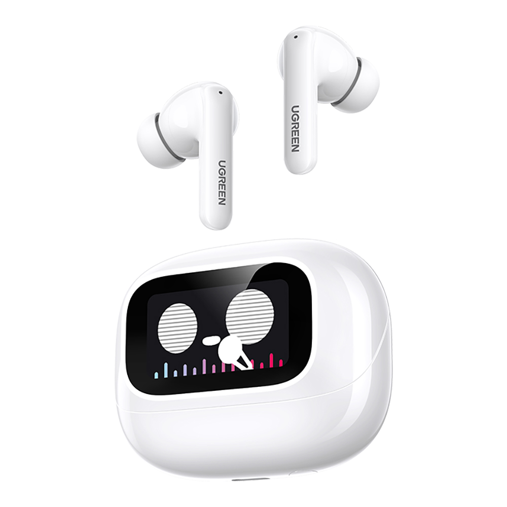 TRUE WIRELESS HEADPHONE (หูฟังทรูไวร์เลส) UGREEN WS211 - ECHOBUDS MAGIC WHITE 55137
