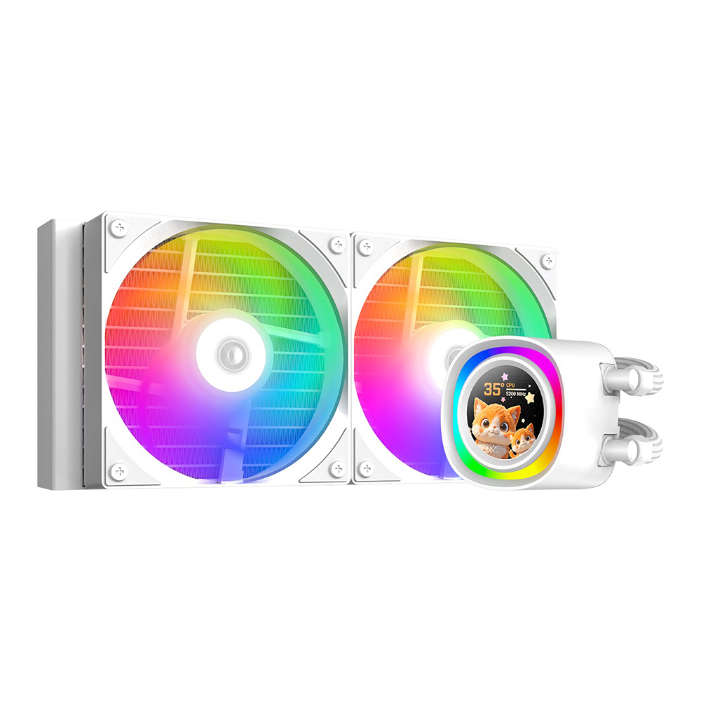 ID-Cooling FX240 LCD - White