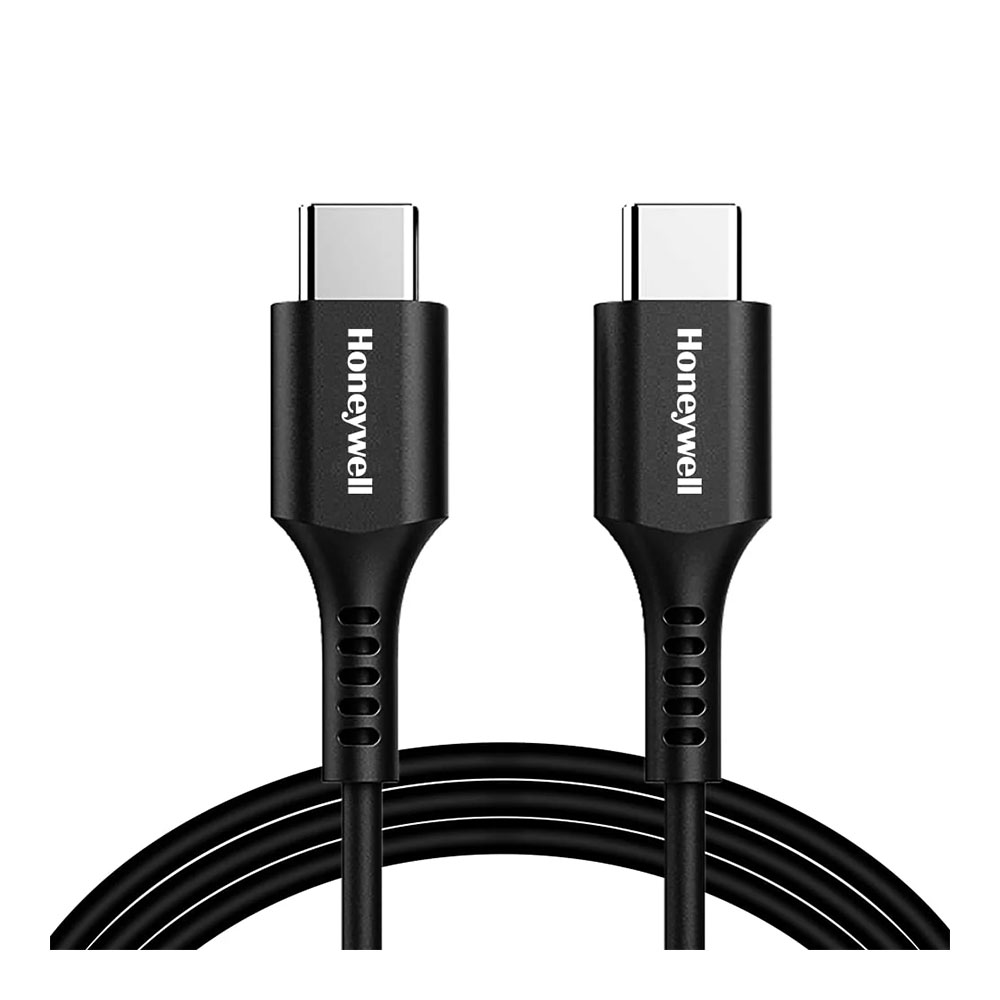CHARGER CABLE (สายชาร์จ) HONEYWELL HC000047/CBL/SLC/1.8M/BLK - TYPE C TO TYPE C CABLE 1.8M BLACK