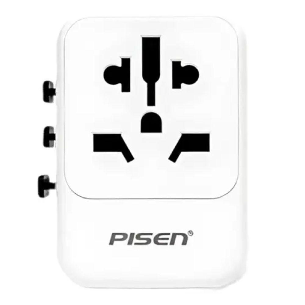 CHARGER (ที่ชาร์จ) PISEN TP-C110 GLOBAL TRAVEL - 35W 5PORT GaN WHITE