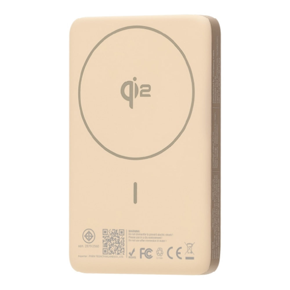 POWER BANK (พาวเวอร์แบงค์) PISEN TP-D148 SLEEKVOLT - 20W 10000 mAh WIRELESS CREAMY PASTEL