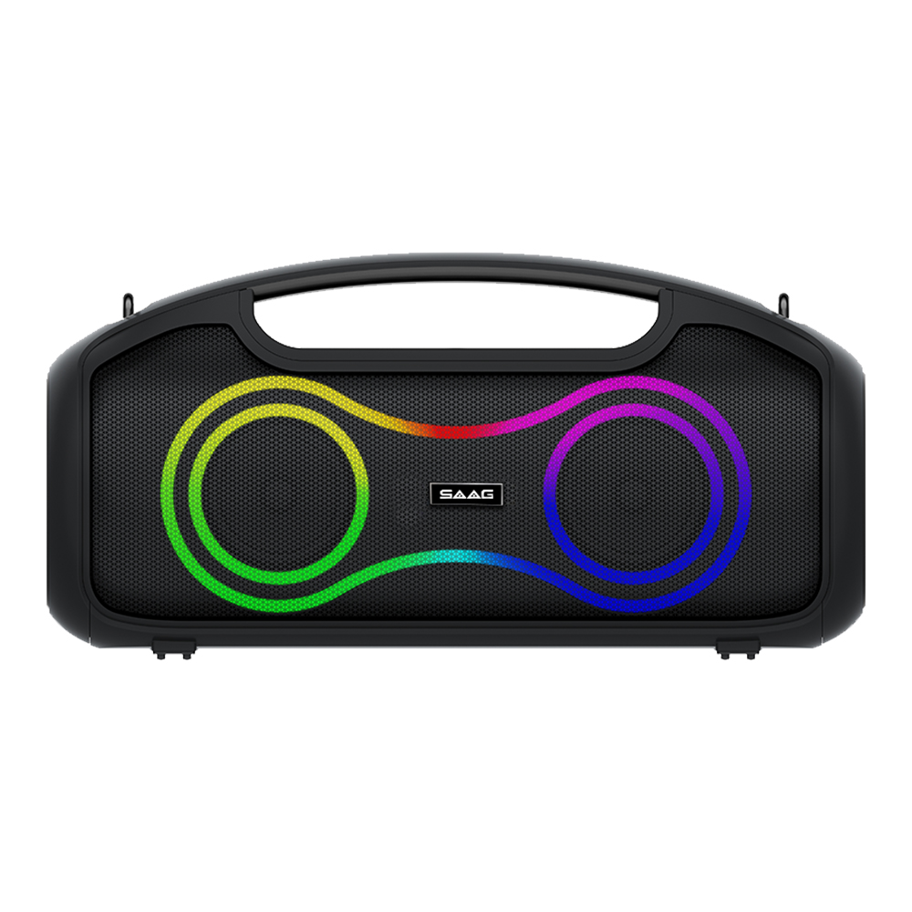BLUETOOTH SPEAKER (ลำโพงบลูทูธ) SAAG PERFECT STORM - BLACK B47A