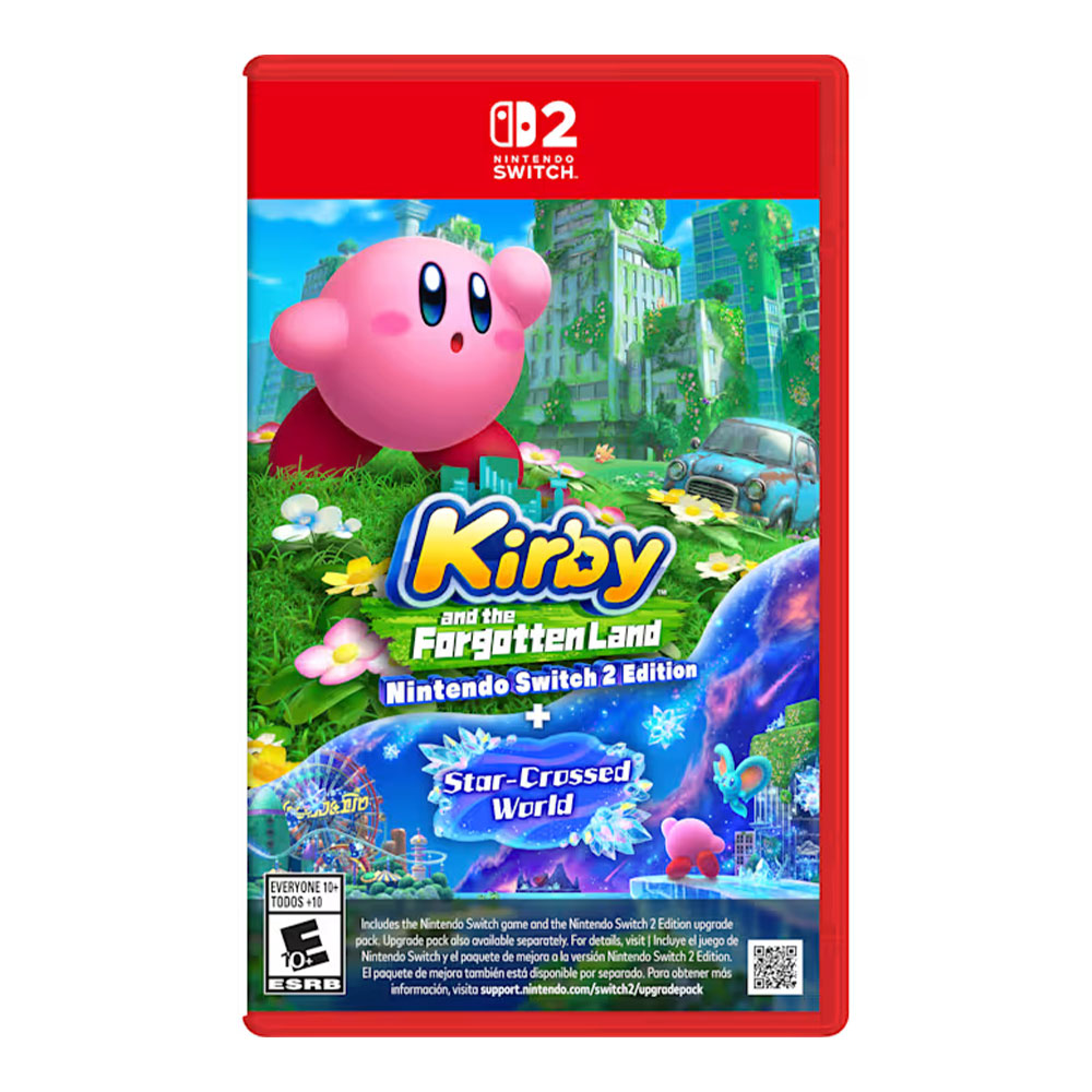 GAME (แผ่นเกม) NINTENDO SWITCH 2 KIRBY AND THE FORGOTTEN LAND PLUS STAR CROSSED WORLD - NXS-PARZGB-SEA